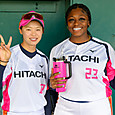 #長谷川選手とドニー選手笑顔で一緒