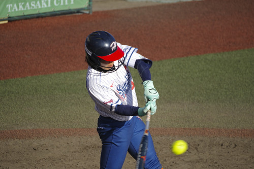 7回表に＃杉本選手タイムリーツーベースで追加点