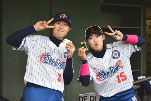 ＃渡部選手も北原選手も明るくピース