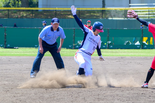 ＃唐牛選手、盗塁成功！
