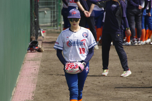 ＃坂本選手は試合前の調整ですかね