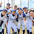 試合前の選手です
