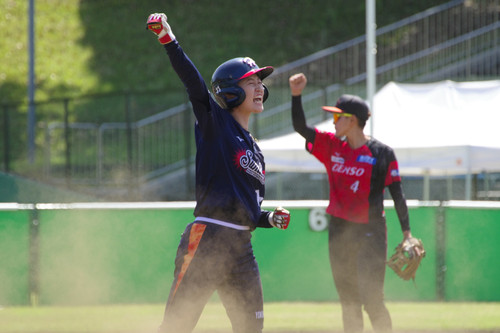 ＃唐牛選手、絶好調センター前２塁打