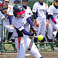 ＃杉浦選手に出た～センターオーバーのホームラン！