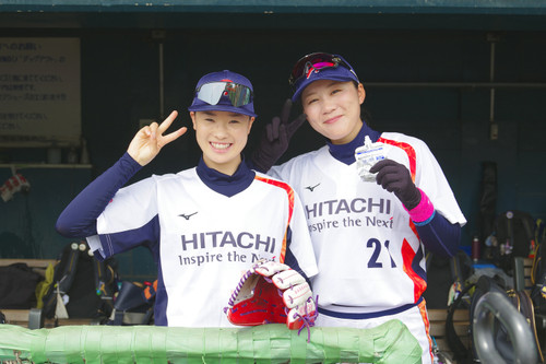 ＃坂本選手と＃後藤選手笑顔でピース