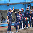 ＃堀口選手帰還してハイタッチ