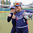 ＃ムリポラ選手と唐牛選手Goodポーズ