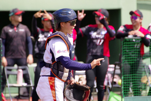 好リードの女鹿田選手
