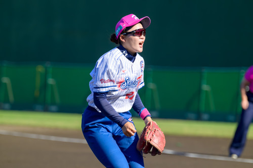 #後藤選手気合いの一投です